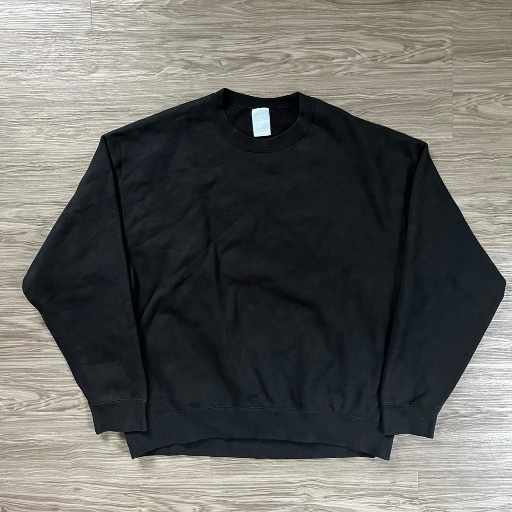 Nike NOCTA Cardinal Stock Crewneck Sweatshirt Black FQ3553-010 Mens XL